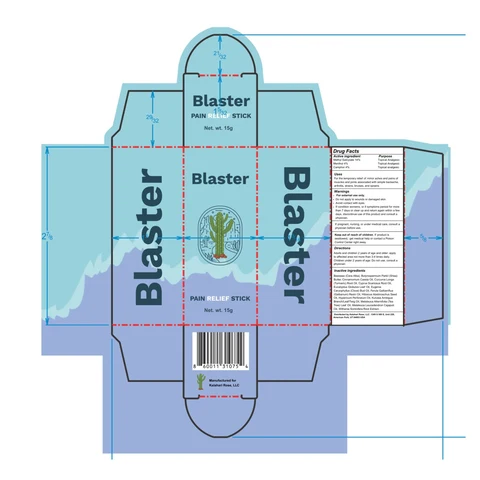 Blaster Pain Relief Stick 포장