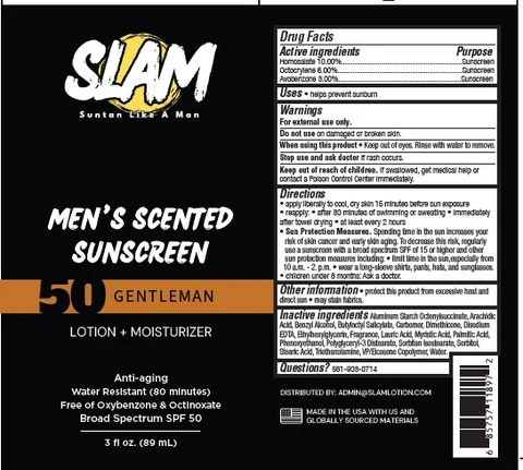 SPF 50 Chemical Gentleman SLAM 포장