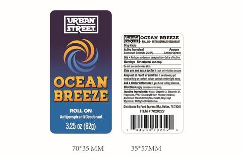 Urban Street Ocean Breeze 포장