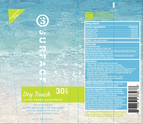 Surface Sun Dry Touch SPF 30 Sunscreen 포장