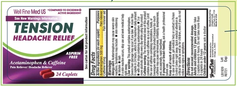 Tension Headache Relief packaging