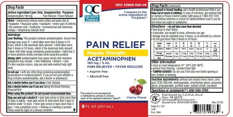 Qaulity Choice Pain Relief Regular Strength 포장