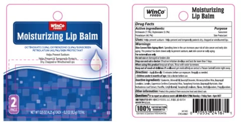 Winco Moisture SPF 15 Lip Balm packaging