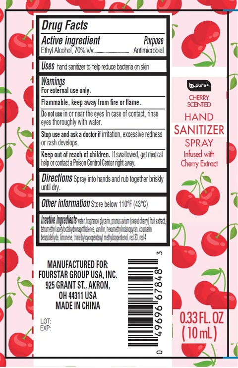 B-Pure Hand Sanitizer Cherry Scented 포장