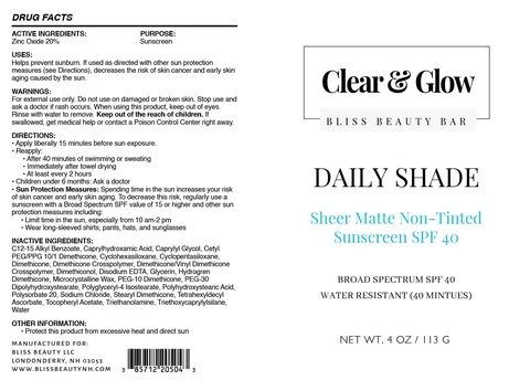 Daily Shade Sheer Matte 포장