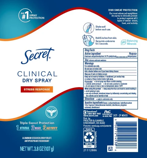 Secret Clinical Dry Stress Response 포장