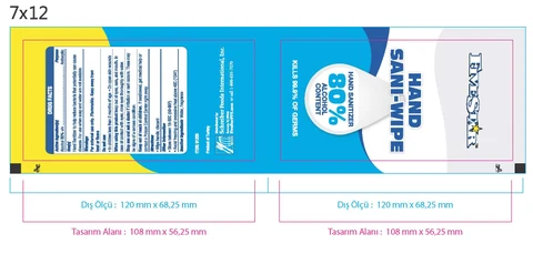 Hand WipesTowelettes packaging