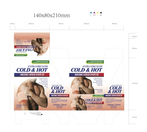 5% Menthol Pain Relief Patch 포장
