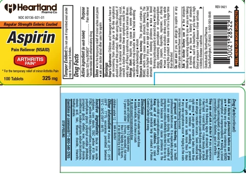 Regular Strength Enteric coated aspirin 포장