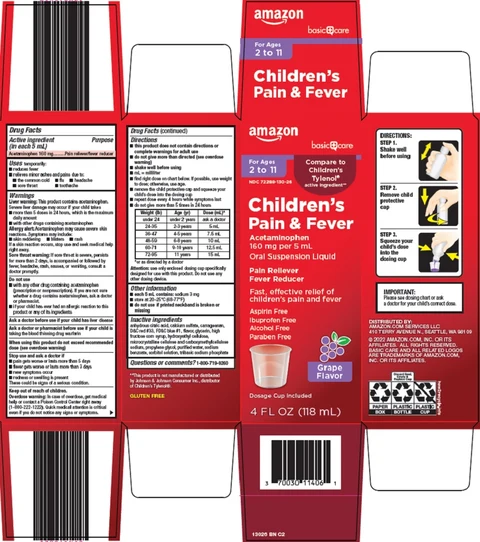 Basic Care Childrens Pain and Fever 포장
