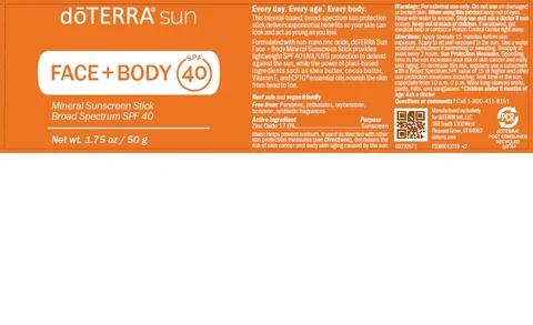 doTERRA Sun packaging