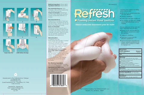 Refresh Foaming Instant Hand Sanitizer 포장