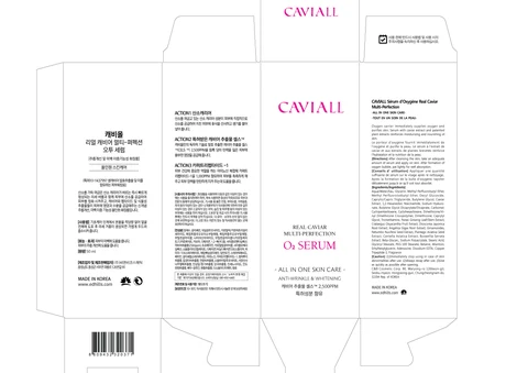 CAVIALL REAL CAVIAR MULTI-PERFECTION O2 SERUM packaging