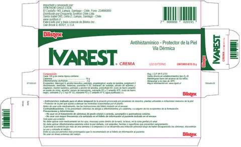 Blistex Ivarest 포장