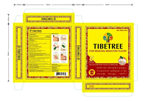 Tibetree Pain Relieveing Medicated Plaster packaging