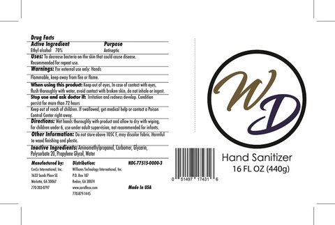16oz label