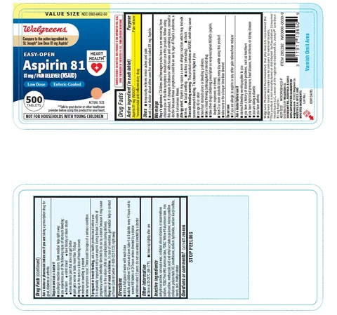 Aspirin 81 포장