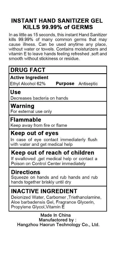 HAND SANITIZER 포장