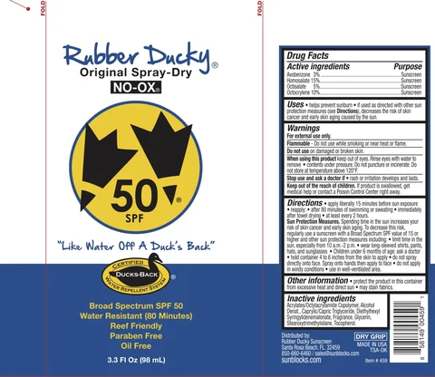 Rubber Ducky SPF 50 Sunscreen 포장