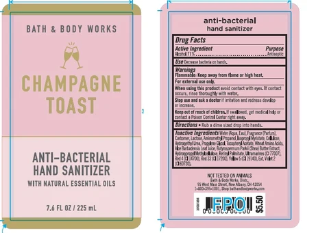 Anti-Bacterial Hand SanitizerChampagne Toast 포장