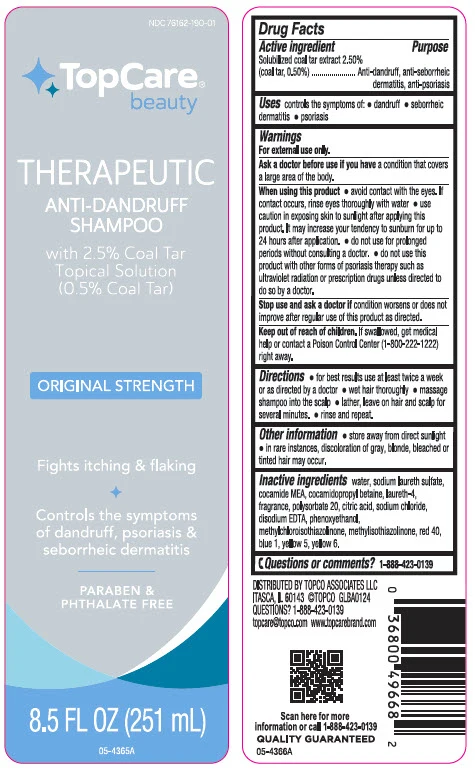 TopCare Therapeutic Anti-DandruffAnti-dandruff, anti-seborrheic dermatitis, anti-psoriasis packaging