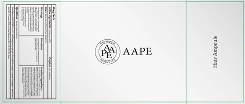 AAPE Hair Ampoule 포장