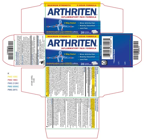 ArthritenInflammatory Pain Formula 포장