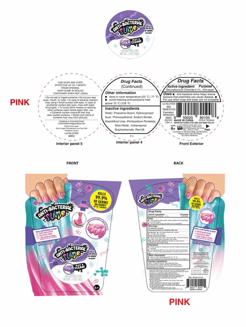 ANTI-BACTERIAL SLIME 포장