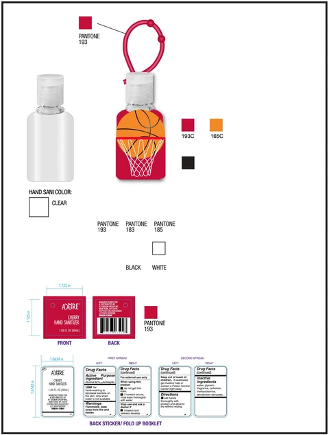 Cherry Hand Sanitizer Boy packaging
