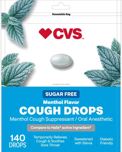 Sugar Free Cough Drops 포장