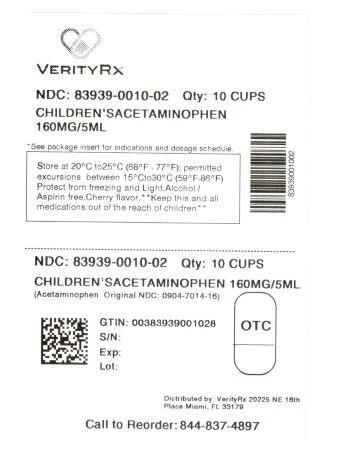 Children Acetaminophen Oral Solution packaging