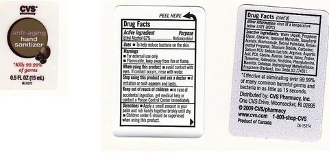 ANTI-AGING HAND SANITIZER 포장