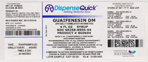 good sense tussin dmcough and chest congestion packaging