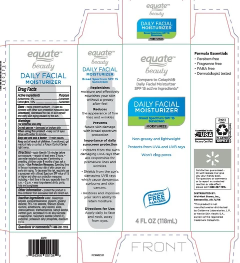 Daily Facial Moisturizer SPF 15 EQB 포장