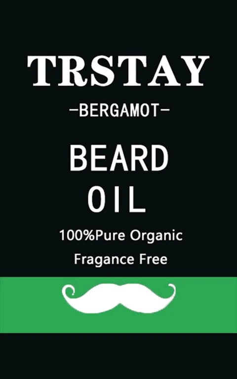 Trstay Bergamot Beard Oil packaging