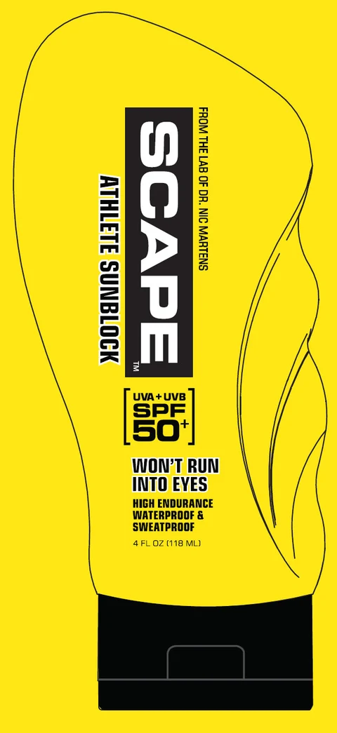 Scape SPF 50 Athlete Sunblock 포장