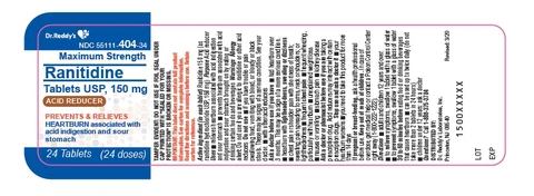 Ranitidine 포장