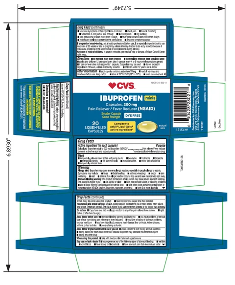 Ibuprofen Mini Dye Free 포장