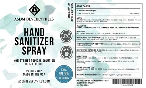 Hand Sanitizer packaging