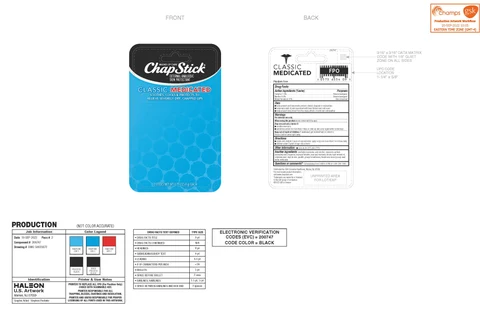 ChapStick Classic Medicated 포장