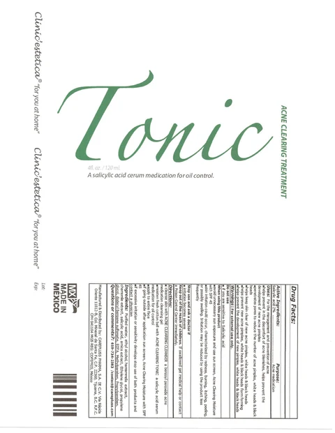 TonicAcne Clearing Treatment packaging