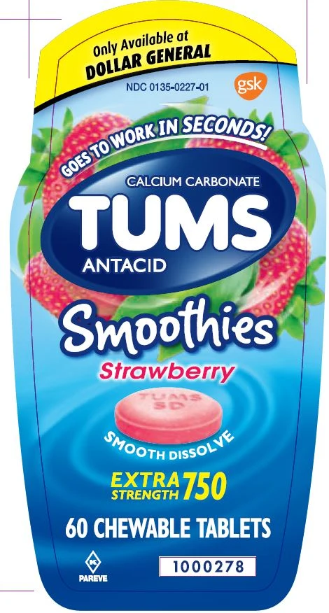 TUMS Smoothies 포장