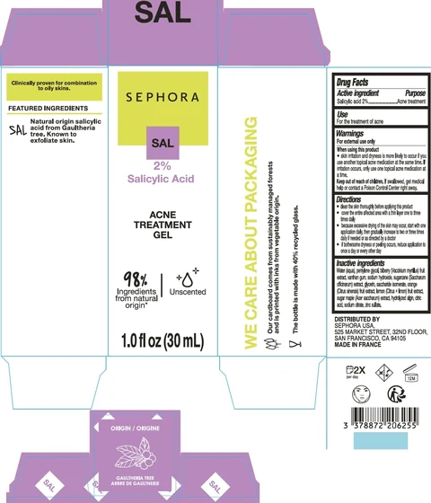 Acne Treatment Gel 포장