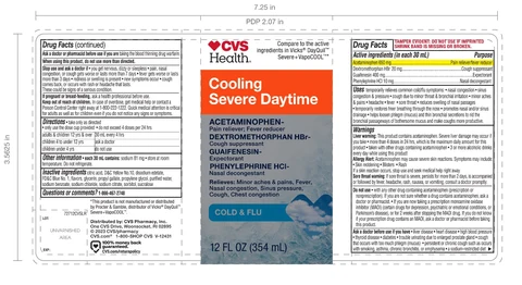 CVS Daytime Cold and Flu Relief packaging