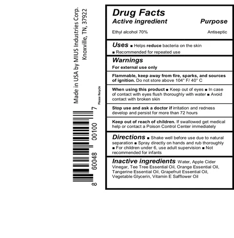 Citrus Back Label