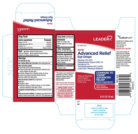 Leader Advanced Relief Eye Drops packaging