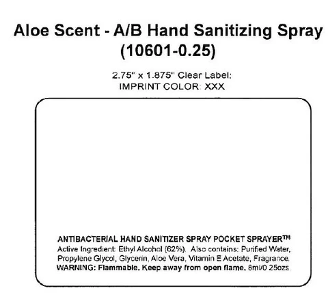 Aloe Scent A B Hand Sanitizing 포장