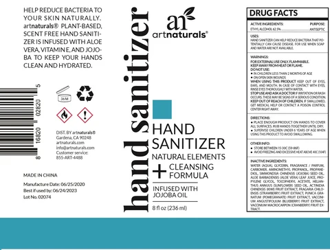 Artnaturals Hand Sanitizer 포장