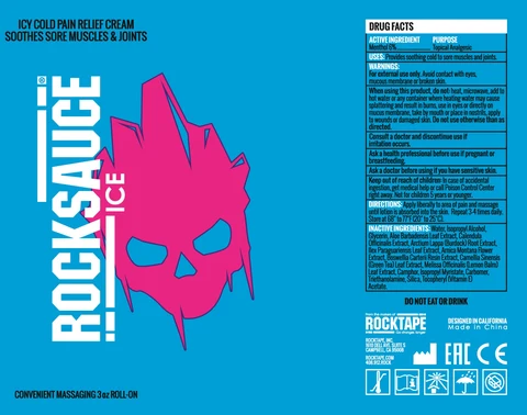 RockSauce ICE packaging