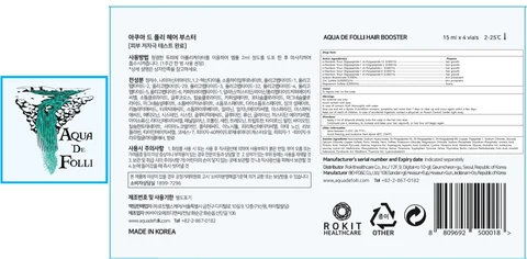 AQUA DE FOLLI HAIR BOOSTER 포장